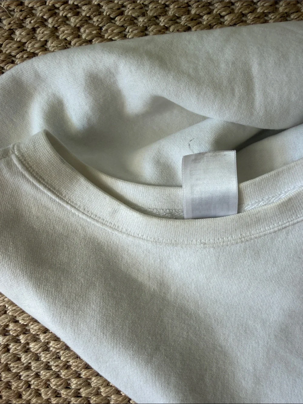 The North Face Supreme White Minimal Logo Crewneck Sweatshirt - Men's XL